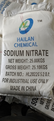 99% σκόνη 1000kg νιτρικών αλάτων νατρίου NaNO3/τσάντα UN1498 ως συντηρητικά